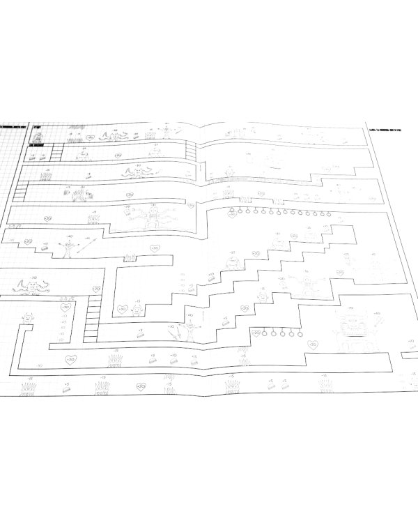 Отважный герой в темном подземелье монстров: считай и побеждай