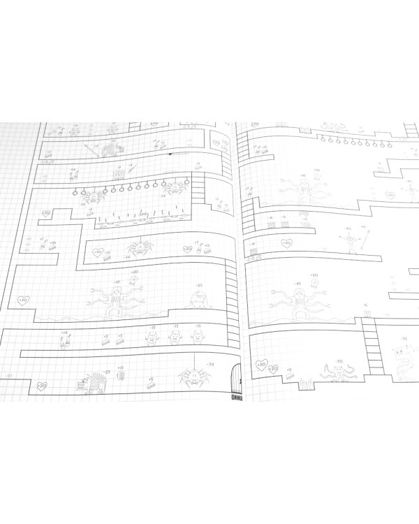 Отважный герой в темном подземелье монстров: считай и побеждай