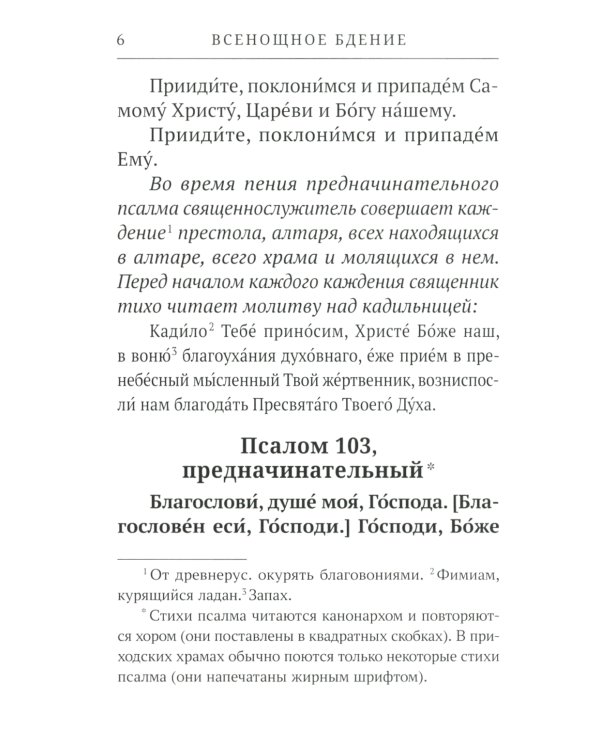 Всенощное бдение. Литургия: Разъяснение церковного богослужения