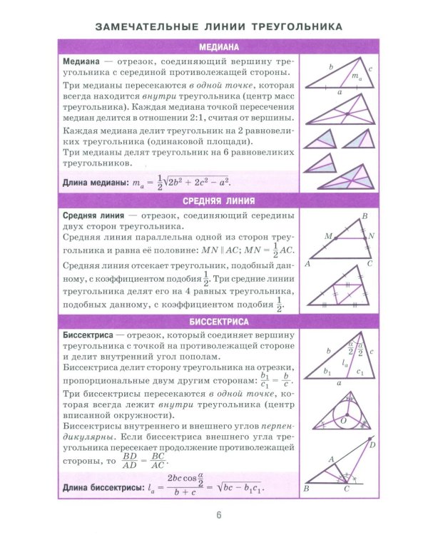 Справочник в таблицах. Алгебра и начала анализа. Геометрия. 7-11 кл. (комплект из 2-х книг)