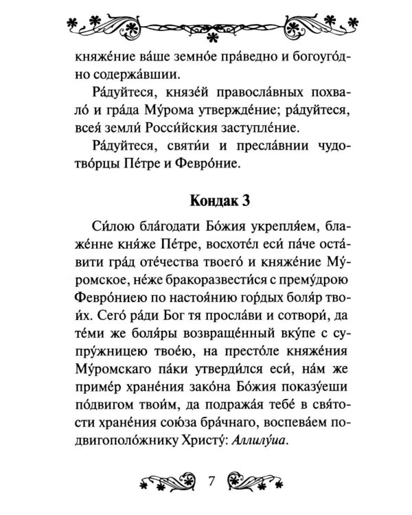 Дополнительное изображение книги «Акафист святым Петру и Февронии Муромским»