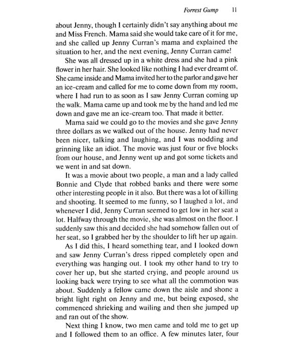 Forrest Gump = Форрест Гамп: книга для чтения на англ.языке. Intermediate