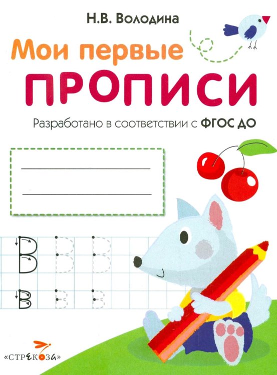 Обложка книги «Мои первые прописи. Вып. 4. Пишем буквы» — Володина Наталия Владимировна, ISBN 9785995162711
