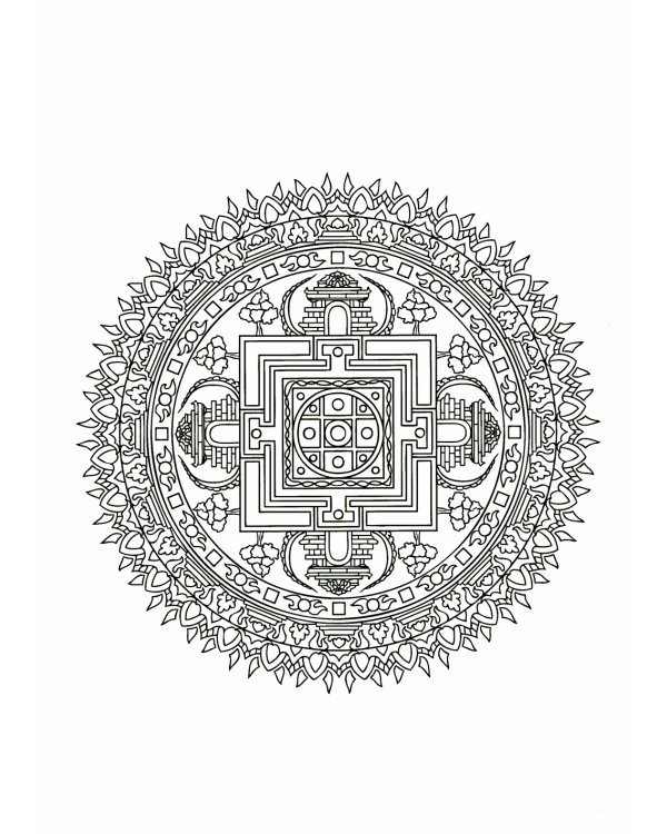 Антистресс. Мандалы гармонии. Раскраска