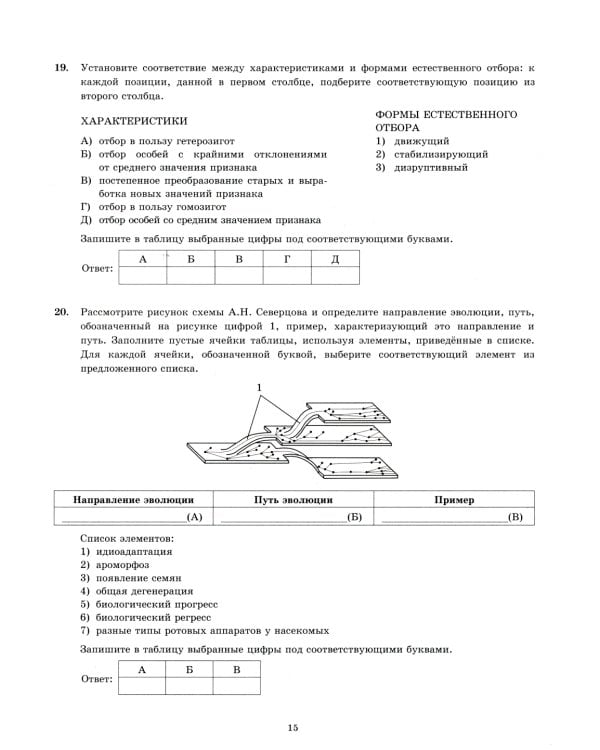 ЕГЭ 2025. Биология. 30 вариантов. Типовые варианты экзаменационных заданий