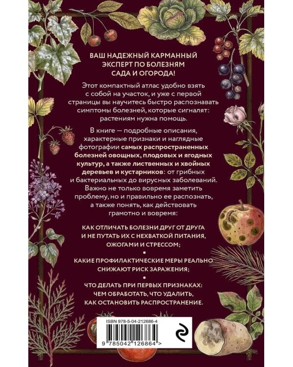 Дополнительное изображение книги «Болезни сада и огорода. Карманный атлас-определитель»