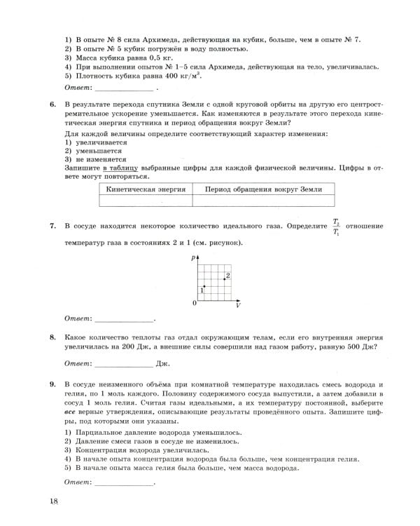 ЕГЭ 2025. Физика. 45 вариантов. Типовые варианты экзаменационных заданий