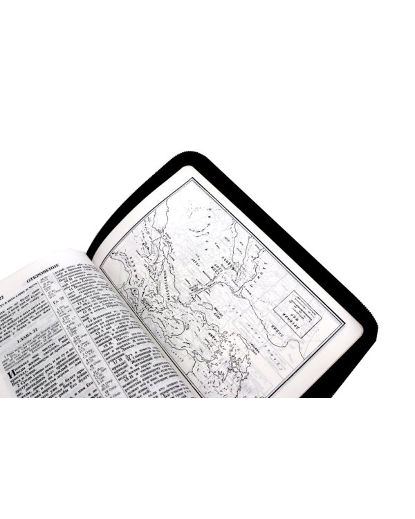 Библия 057 MZTiG ИИЖ (Коричневая Халип, краевые указатели) обложка на молнии