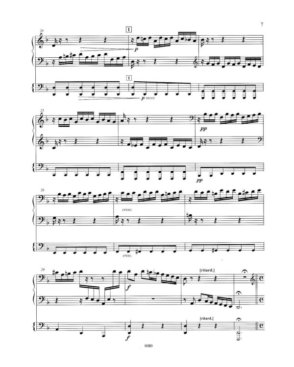 Концерт ре-минор. RV 565 / BWV 596: Обработка для  фортепиано и струнного оркестра Дж. Зидьберквит. Переложение для двух фортепиано С. Чеботарева