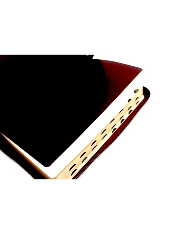 Библия 057 MZTiG ИИЖ (Коричневая Халип, краевые указатели) обложка на молнии