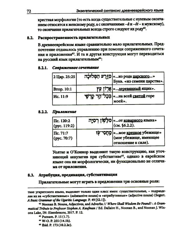 Экзегетический синтаксис древнееврейского языка: учебно-справочное пособие