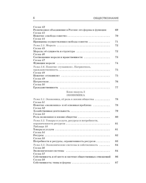 Обществознание: полный курс в таблицах и схемах для подготовки к ОГЭ