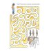 Лабиринты: Развиваем мелкую моторику и готовим руку к письму вместе с Конни!