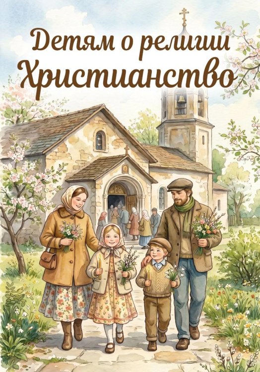 Обложка книги «Детям о религии. Христианство» — Матвеев Сергей Александрович;Перевертова Надежда Анатольевна, ISBN 9785002286270