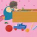 Медвежонок Тепа убирает свои игрушки