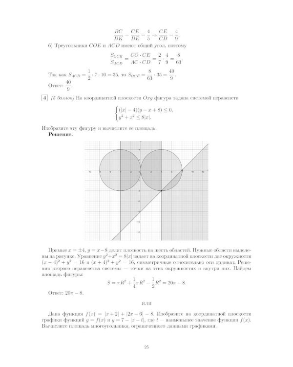 Материалы для подготовки к вступительным экзаменам по Математике в 10-й класс Лицея НИУ ВШЭ. 2-изд