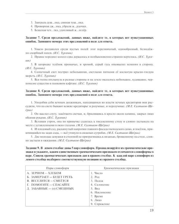 Материалы для подготовки к вступительным экзаменам по Русскому языку в 8-й класс Лицея НИУ ВШЭ: учебное пособие