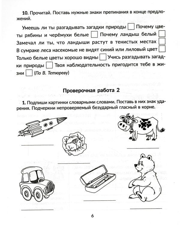 Проверочные работы на все темы школьной программы по русскому языку. 1-4 кл