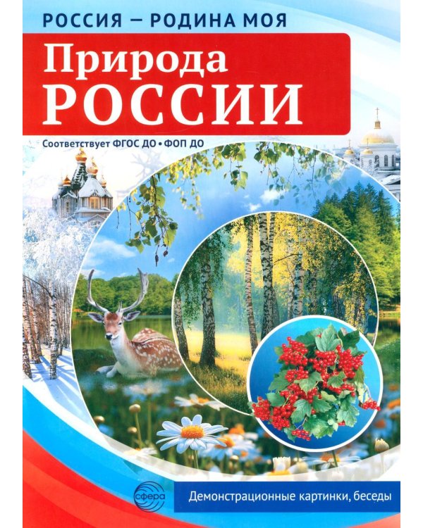 Природа России. 10 демонстрационных картинок А4 с беседами