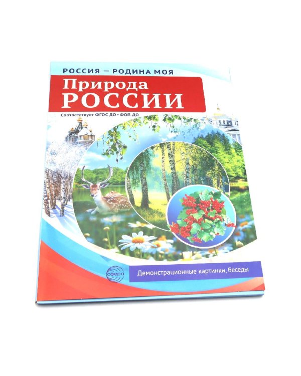 Природа России. 10 демонстрационных картинок А4 с беседами