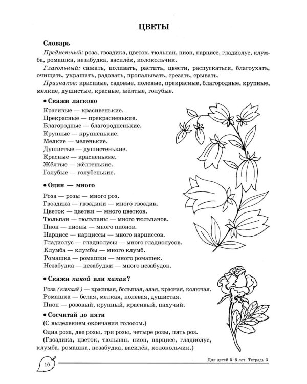 Учим слова и предложения. Речевые игры и упражнения для детей 5-6 лет. В 3 тетрадях. Тетрадь № 3. 2-е изд., испр