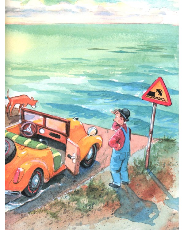 Мулле Мек строит лодку: история в картинках