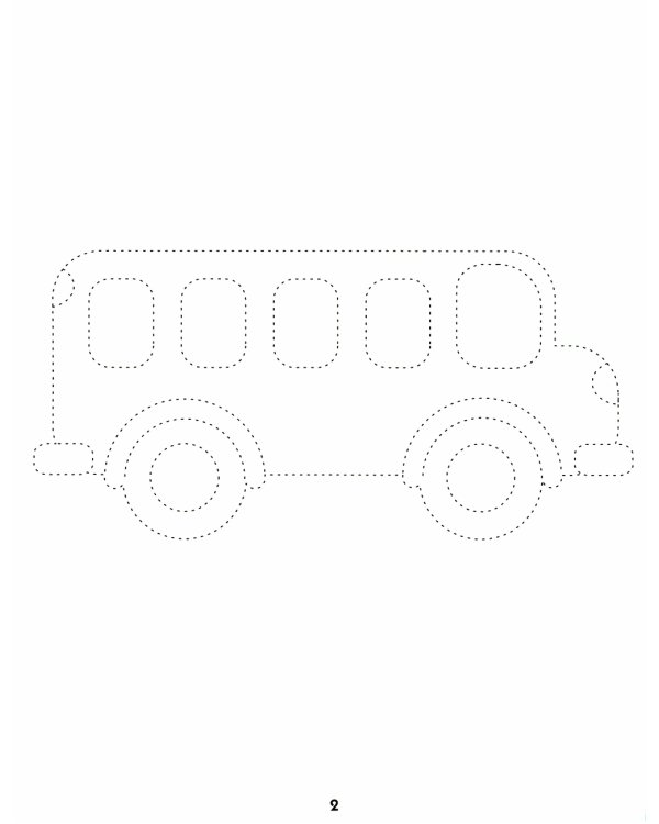 Транспорт: обведи и раскрась: книжка-раскраска