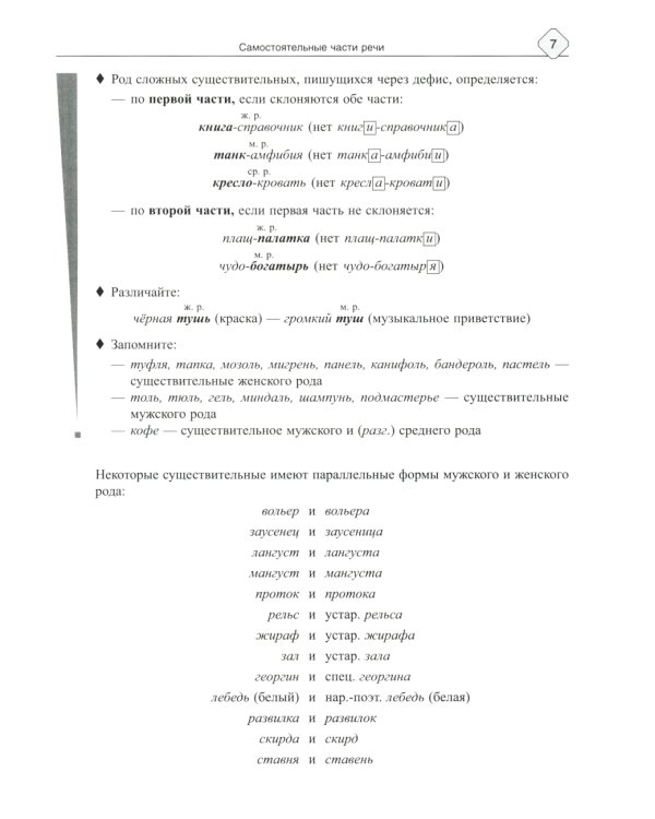 Русский язык: Морфология-все изучаемые части речи. Теория и практические задания для подготовки к ЕГЭ с объяснениями и ответами. 8-11 кл