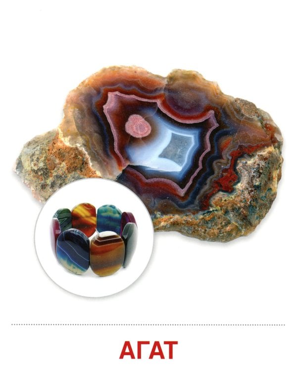 Демонстрационные картинки. Камни и минералы: 16 демонстрационных картинок с текстом