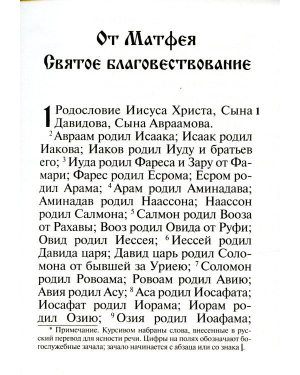 Святое Евангелие. (бордо)