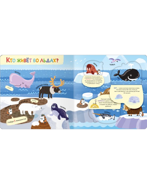 Книжки с окошками. Мир животных