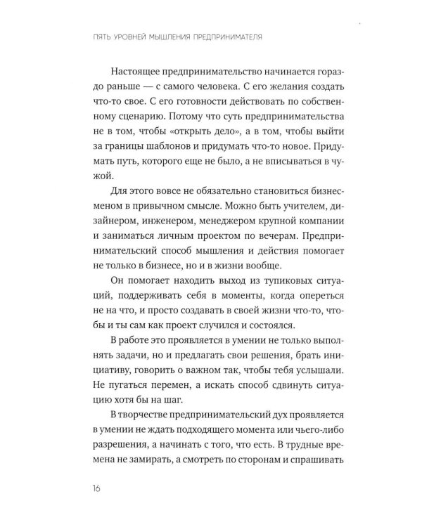 Дополнительное изображение книги «Пять уровней мышления предпринимателя. Путь, который должен пройти каждый, кто хочет стабильного процветания своему делу»