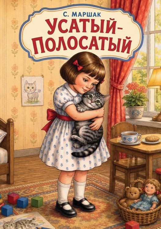 Обложка книги «Усатый-полосатый» — Маршак Самуил Яковлевич, ISBN 9785605614616