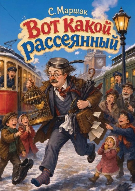 Обложка книги «Вот какой рассеянный» — Маршак Самуил Яковлевич, ISBN 9785605614609