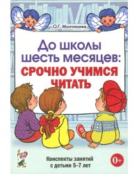 До школы шесть месяцев: срочно учимся читать. Планирование работы и конспекты занятий с детьми 5-7 лет