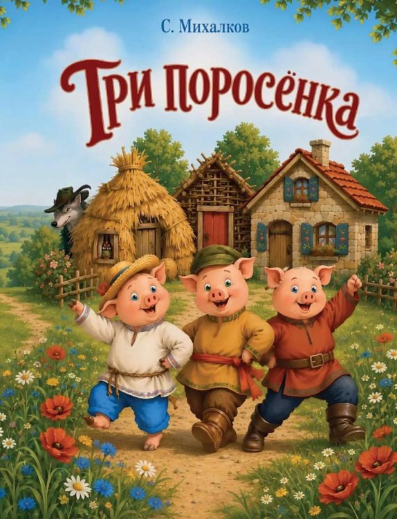 Обложка книги «Три поросенка» — Михалков Сергей Владимирович, ISBN 9785605614661