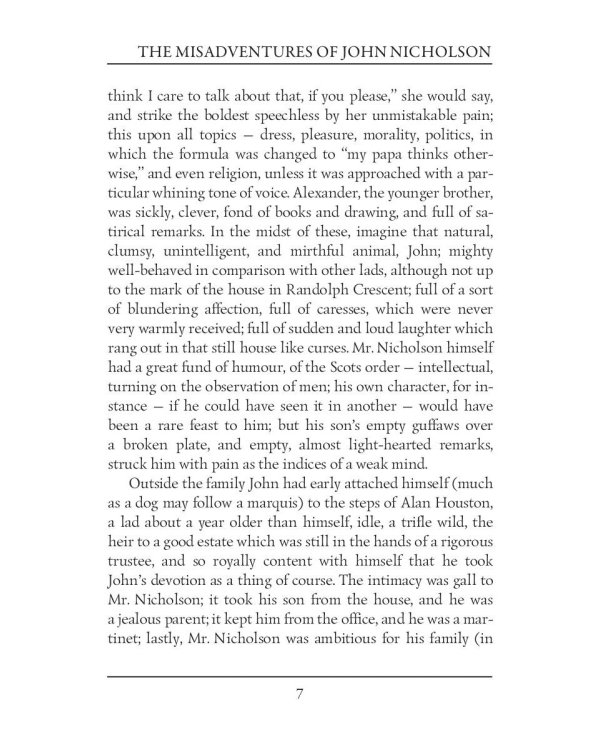 The Misadventures of John Nicholson = Несчастья Джона Никольсона: на англ.яз