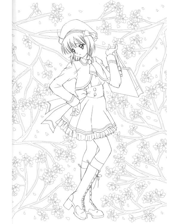 WOW MANGA. Раскраска для творчества и вдохновения