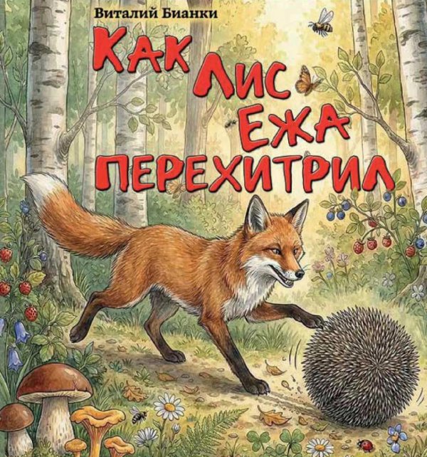 Обложка книги «Как Лис Ежа перехитрил» — Бианки Виталий Валентинович, ISBN 9785605489030