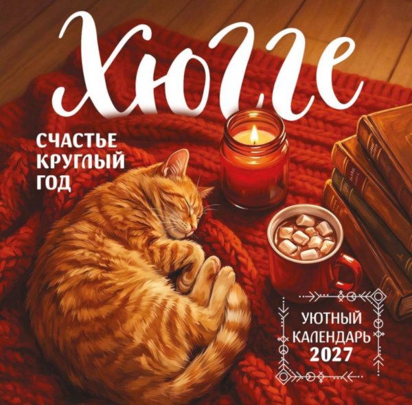 Обложка книги «Хюгге-календарь. Счастье круглый год. Календарь настенный на 2027 год (300х300 мм)» — None, ISBN 9785042388545