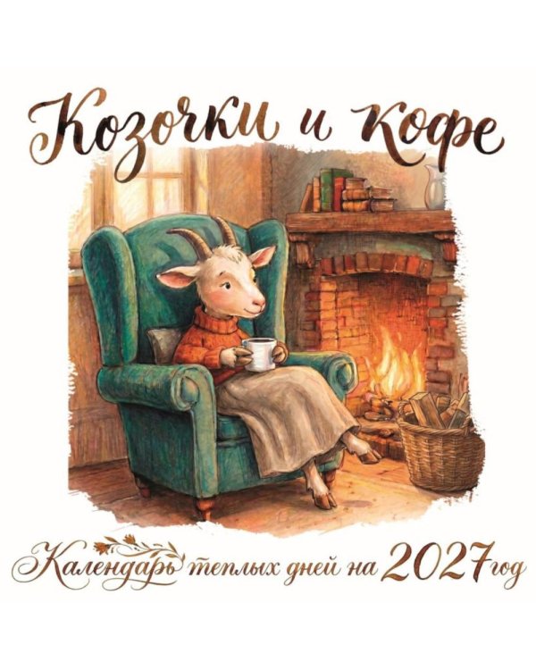 Дополнительное изображение книги «Козочки и кофе. Календарь теплых дней на 2027 год»
