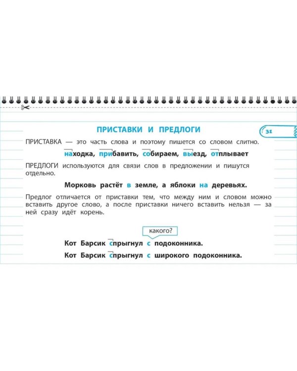 Все правила математики и русского языка. 1 класс