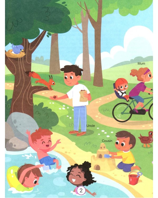 Английский словарь и карточки с обезьянкой Миа