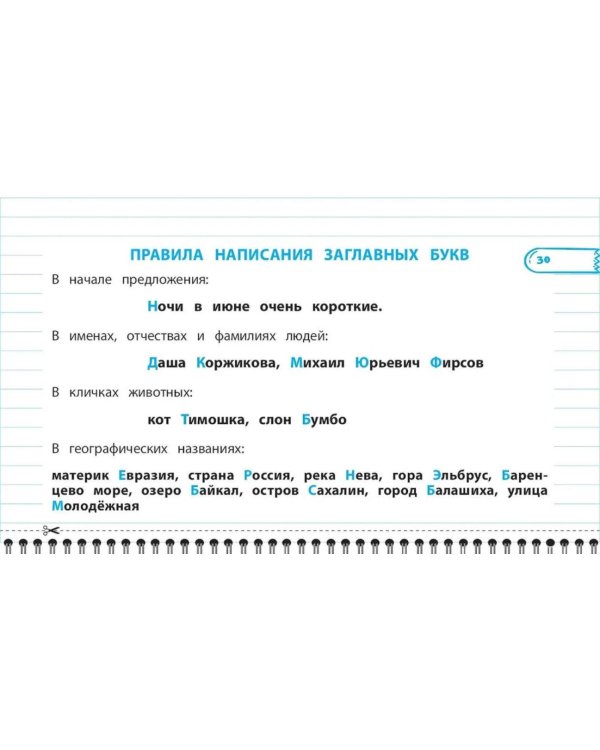 Все правила математики и русского языка. 1 класс