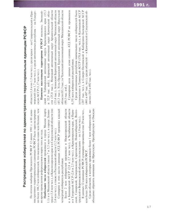 Атлас электоральной географии Российской Федерации. 1991-2024