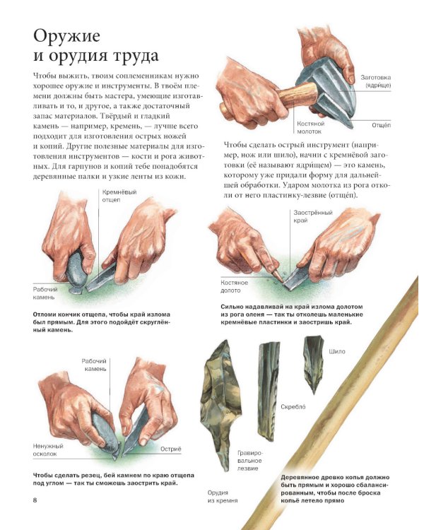 Один год в племени первобытных людей. Историческое приключение: Каменный век
