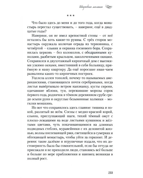 Шаровая молния. Поэзия и проза