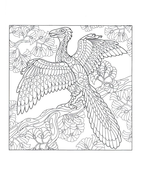 Dino. Творческая раскраска удивительных динозавров