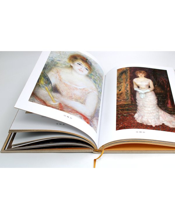 Огюст Ренуар. Великие полотна (кожа, золот.тиснен.)