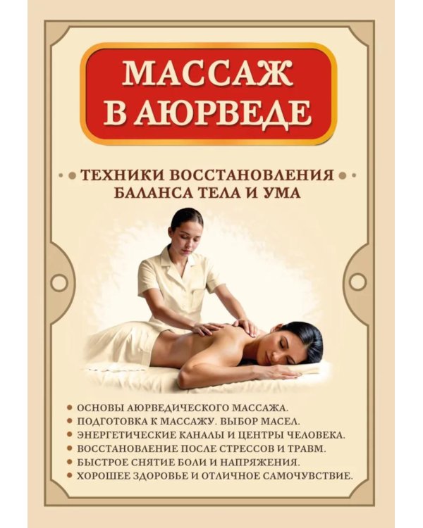 Массаж в аюрведе. Техники восстановления баланса тела и ума